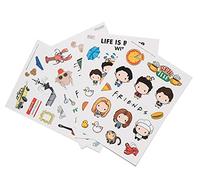 Grupo Erik - Gadget Decals Friends | Lot de 58 Autocollants | Stickers pour Ordinateur Portable, Smartphone, Tablette, Console