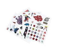 Grupo Erik - Gadget Decals Naruto Shippuden | Lot de 64 Autocollants | Stickers pour Ordinateur Portable, Smartphone, Tablette, Console