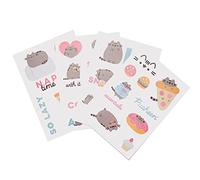 Grupo Erik - Gadget Decals Pusheen | Lot de 16 Autocollants | Stickers pour Ordinateur Portable, Smartphone, Tablette, Console GDGE010, Pusheen Foodie