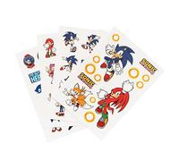 Grupo Erik - Gadget Decals Sonic | Lot de 56 Autocollants | Stickers pour Ordinateur Portable, Smartphone, Tablette, Console