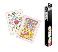 Grupo Erik - Lot 2 Mini Posters 52x38cm BT21 | Deco Maison, Decoration Murale, Affiche Décorative