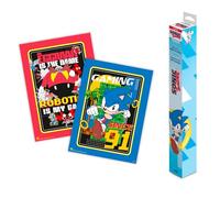 Grupo Erik - Lot 2 Mini Posters 52x38cm Sonic | Deco Maison, Decoration Murale, Affiche Décorative