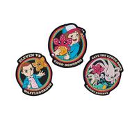 Grupo Erik - Set de patchs thermocollants Stranger Things | Set de 3 patchs adhésifs pour tissus, patchs personnalisés, patchs séries