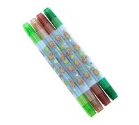 Grupo Erik - Lot de 4 Surligneurs Groot : Vert foncé, Vert Clair, Marron, Beige | Pointe Large et Pointe Fine | Fournitures Scolaires Kawaii, Papeterie Kawaii