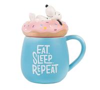 Erik Mug Snoopy 3D 500 ml en céramique avec couvercle – Sous licence officielle