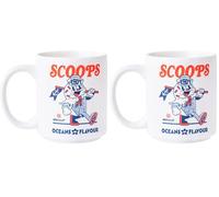 Grupo Erik - Mug Stranger Things 350ml | Tasse en Céramique Sous Licence Officielle | Mug Café & Thé, Idée Cadeau G nniversaire ou Noël (Lot de 2)