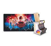 Grupo Erik - Pack 1 Tapis de Souris XXL + 1 Pot à Crayons Stranger Things | Tapis de Bureau 80 x 35 cm Stranger Things