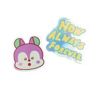 Grupo Erik - Stickers Kawaii BT21 Mang - Pack de 2 Autocollants en Vynile | Fourniture Scolaire Kawaii, Stickers Enfant