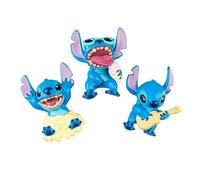 Erik – Lot de 3 aimants réfrigérateur Figurines 3D Disney Stitch – Cadeau décoration cuisine