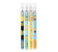 Grupo Erik | Pack 4 Stylos Effaçables Les Minions | Fourniture Scolaire