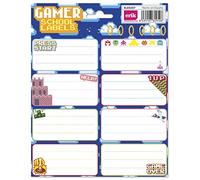 Grupo Erik - Pack de 16 Étiquettes Autocollantes de 8 x 4 cm, Be Happy | Étiquettes Scolaires, Étiquettes de Noël, Étiquettes pour Cahiers et Pochettes