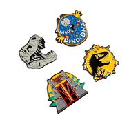 Grupo Erik - Pack de 4 pins Jurassic Park | Goodies Jurassic Park