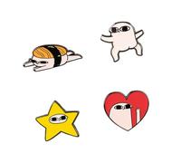 Grupo Erik - Pack de 4 pins KETNIPZ | Broches | Goodies de KETNIPZ