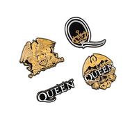 Grupo Erik - Pack de 4 pins Queen | Broches, Goodies AC/DC, Accessoires Musique