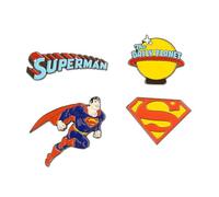 Grupo Erik - Pack de 4 Pins Superman | Goodies Superman