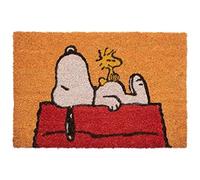 Erik Paillasson Snoopy antidérapant en fibre de coco 40 x 60 cm orange