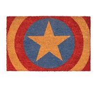 Grupo Erik - Paillasson Marvel Captain America - Antidérapant et Fibre de Coco - 40 x 60 cm