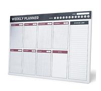 Grupo Erik Planificateur hebdomadaire A4 | Planificateur quotidien familial non daté, calendrier de bureau, 54 pages détachables | Joli cadeau de papeterie de moins de 4,5 kg