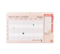 Grupo Erik - Planning Repas Semaine Disney Winnie L'Ourson, Menu Semaine Frigo Magnétique - 50 pages, avec liste de courses et notes adhésives, planner frigo