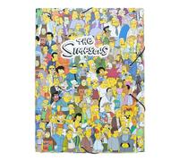 Grupo Erik - Pochette à Rabat A4 Les Simpson, Couverture Rigide 34 x 25 cm | Pochette à Rabat avec Élastique, Fourniture Scolaire, Fournitures de Bureau