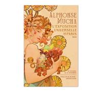 Grupo Erik Poster Alphonse Mucha F. Champenois - 91,5 x 61 cm - Envoyé enroulé - Affiches d'art et impressions cool
