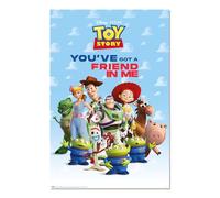 Grupo Erik - Poster Disney Pixar Monstres & Cie - 61x91,5cm - Deco Maison, Decoration Murale, Affiche Décorative