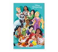 Grupo Erik Poster Disney Princesses et animaux de compagnie - 91,5 x 61 cm - Envoyé enroulé - Poster cool, affiches d'art et impressions murales