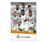 Grupo Erik Poster - Équipe du Real Madrid 2024/2025-36 x 24 pouces / 91,5 x 61 cm - Expédié enroulé - Posters cool, Poster artistique, Posters muraux, Posters et impressions
