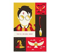 Grupo Erik - Poster Harry Potter Anniversaire 100 Ans - Deco Maison, Decoration Murale, Affiche Décorative