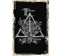 Grupo Erik - Poster Harry Potter Et Les Reliques De La Mort Symboles - Deco Maison, Decoration Murale, Affiche Décorative
