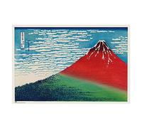 Grupo Erik - Poster katsushika hokusai's fine wind, clear morning - Deco Maison, Decoration Murale, Affiche Décorative