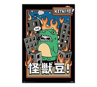 Grupo Erik - Poster Ketnipz Beanzilla - Deco Maison | 61x91,5 cm - Grand Format - Decoration Murale, Affiche Décorative