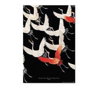 Erik Affiche Kimono – Nuée de Grues – Décoration murale, Déco maison