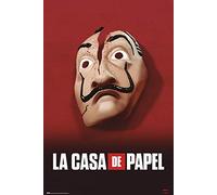 Grupo Erik - Poster La Casa De Papel Masques - Deco Maison, Decoration Murale, Affiche Décorative