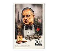 Erik - Affiche Le Parrain - Décoration murale - Papier glacé 61 x 91,5 cm