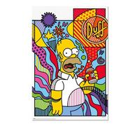 Grupo Erik Poster Les Simpsons Homer Art - 91,5 x 61 cm - Envoi enroulé - Poster cool, affiches d'art et impressions murales