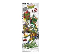Grupo Erik - Poster Les Tortues Ninja - 53x158cm - Deco Maison, Decoration Murale, Affiche Décorative