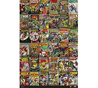 Grupo Erik Affiche Marvel Classic Covers – Décoration murale