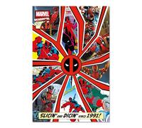 Grupo Erik - Poster Marvel, Deadpool Couverture Comics 30 ans - Deco Maison, Decoration Murale, Affiche Décorative