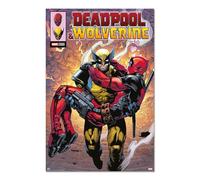 Erik – Affiche Deadpool & Wolverine Love – Déco Marvel 61 x 91 cm