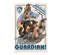 Grupo Erik - Poster Marvel Guardians Of The Galaxy Rocket & Baby Groot - Deco Maison, Decoration Murale, Affiche Décorative