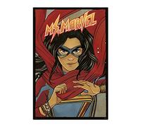 Grupo Erik - Poster Marvel Ms Marvel Comicbook - Deco Maison, Decoration Murale, Affiche Décorative