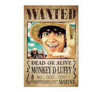 Erik – Affiche – Wanted Luffy (One Piece Netflix) – 61 x 91,5 cm – Papier brillant