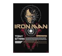 Grupo Erik - Poster Phosphorescent Marvel, Iron Man, 50 x 70 cm | Décoration chambre adulte, Deco aesthetic