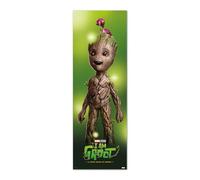 Erik - Poster porte Marvel Groot - 53 x 158 cm - Décoration murale