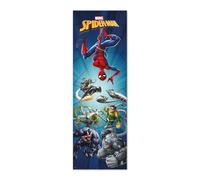 Erik Poster porte Marvel Spiderman – 53 x 158 cm – Affiche décorative