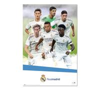 Erik Poster Équipe du Real Madrid – 91,5 x 61 cm – Envoyé enroulé