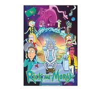 Grupo Erik – Affiche décorative Rick & Morty Saison 4 – Déco maison