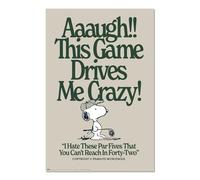 Grupo Erik Poster Snoopy - 91,5 x 61 cm - Envoyé enroulé - Poster cool, affiches d'art et impressions murales