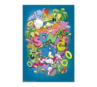 Grupo Erik Poster Sonic Pop - 91,5 x 61 cm - Envoyé enroulé - Poster cool, affiches d'art et impressions murales